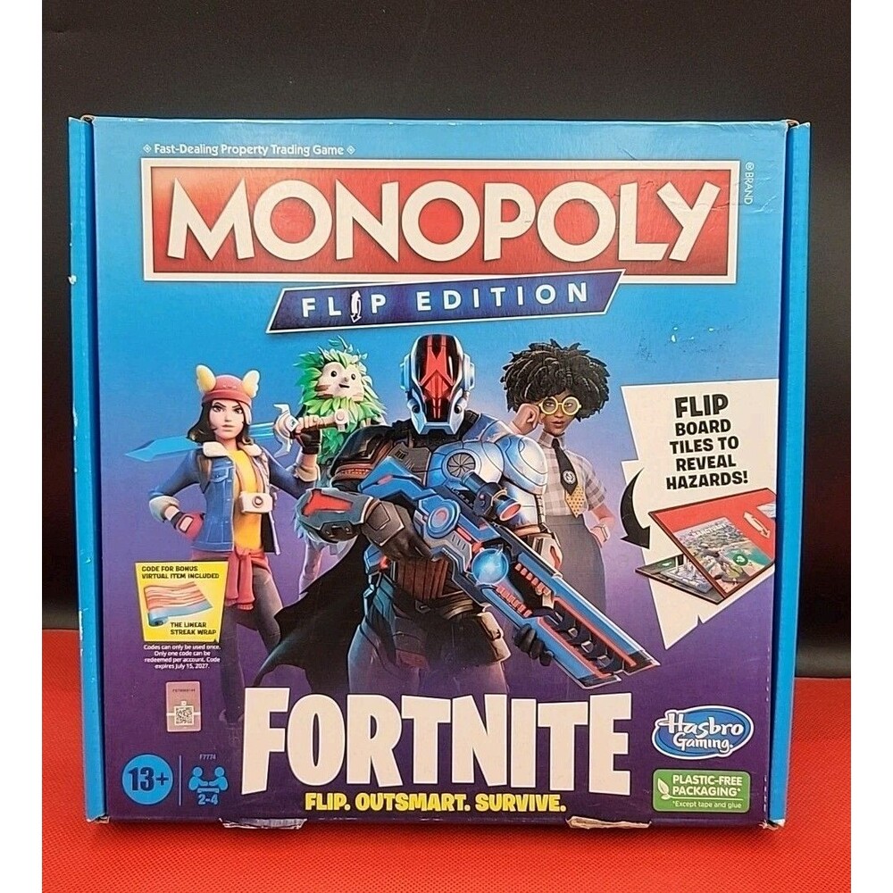 MONOPOLY Flip Edition: Fortnite Board Game